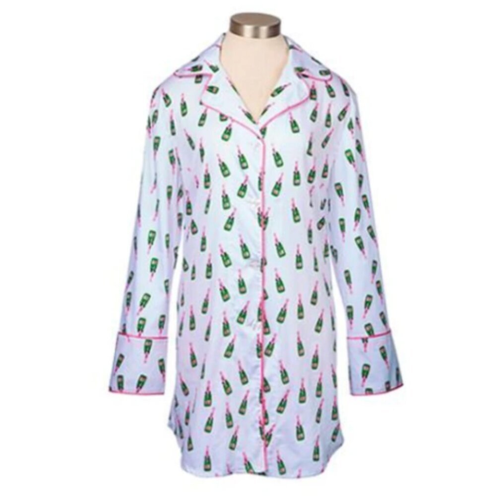 Toss Designs, Champagne, Pajamas, Nightshirt, m/l